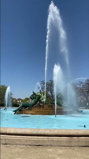 4/17 フィラデルフィア観光「噴水」 奏手候アメリカの旅 ＃フィラデルフィア旅