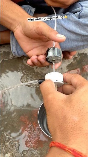 How to make mini water pump 👍#diy #experimnent #tractor #waterpump