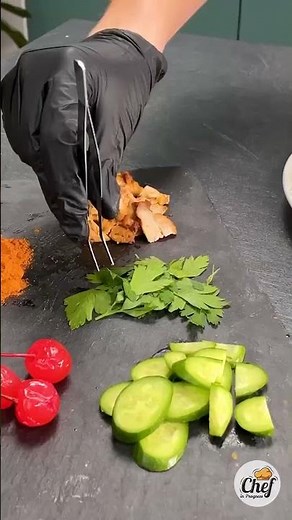 Making an Appetizer Like a MICHELIN Star Chef! 🌟🍽️ #cooking #hacks #appetizer