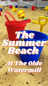 2K views | Why not start your Summer off with a trip to the beach, without travelling to the coast?  You don't need to drive too far to feel the sand between your toes. Our pop up Summer beach is here every Thursday to Sunday! With paddle boats, bouncy castles and buckets & spades at the ready! Sessions are 2 hours and cost £8. View available times and book your beach session now, link in bio! | The Olde Watermill Shopping Village | Facebook