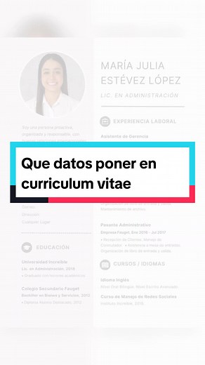 Consejos para elaborar un currículum vitae en Bolivia