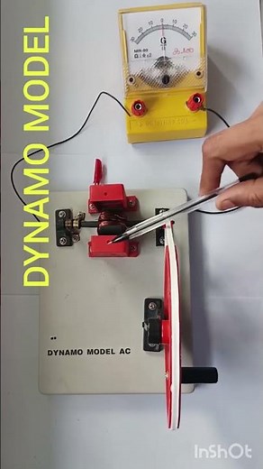 Simple dynamo - Mechanical energy into electrical energy #experiment #igcsephysics #physics