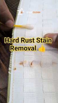 Hard Rust Stain Removal #ruststainremove #shortsfeed #shorts #ytshorts