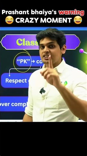 PK bhaiya's warning 😂☠️ to boys #nexttoppers #class10 #pw #class10th
