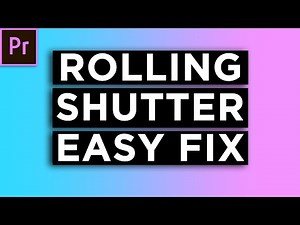 Premiere Pro Rolling Shutter Repair Effect