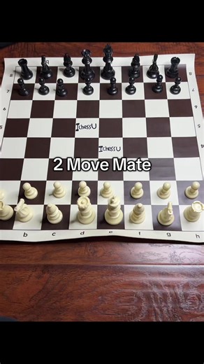 This 2 move checkmate is too clean! ♟️#chess #checkmate #chessgame