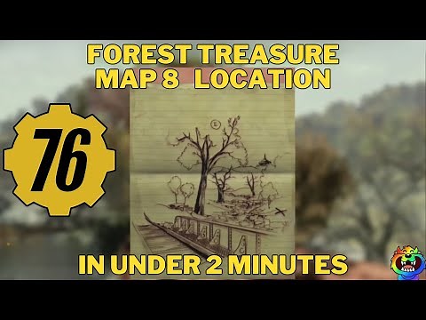 How to Find the Forest Treasure Map 8 in #fallout76 #fallout76guide