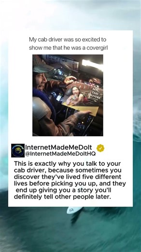 This is exactly why you should to your cab driver