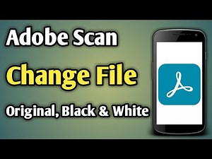 Change Page Color In Adobe Scan | Adobe Scan Change Page Color | Adobe Scan Original Page