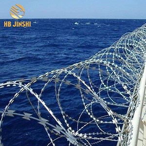 [Hot Item] 5 Clips Concertina Wire 730mm Coil Diameter Razor Wire