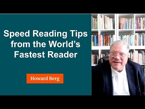 Howard Berg: Super Reading Secrets From The World's Fastest Reader | TRJ #22.