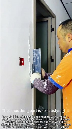 Easy Way to Learn Skimming Walls – Smooth Finish! ✨