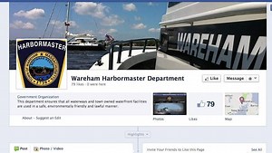 The Wareham Police and Harbomaster depts. take on the ALS ice bucket challenge