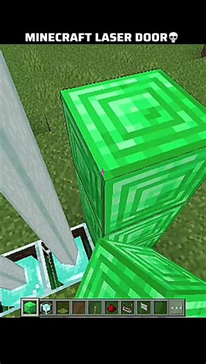How To Make Laser Door In Minecraft 🚪