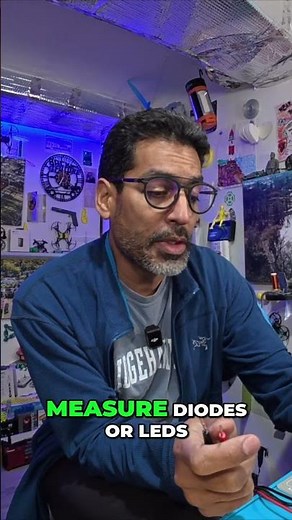 Rechargeable Multimeter: Test Diodes & LEDs Easily! #shorts