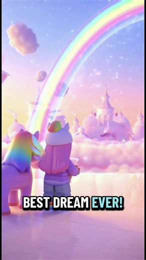 Best dream ever! 🦄🦄🦄 #dreams #roblox #animation #viral #fyp