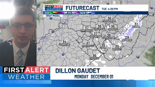 Morning Update Quiet Monday but a wintry mess arrives tonight into Tuesday. Meteorologist Dillon Gaudet breaks down the latest. | WSAZ NewsChannel 3