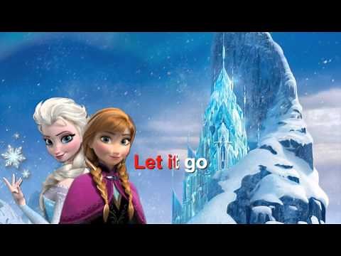 Frozen - Let it go - Karaoke con testo / with lyrics