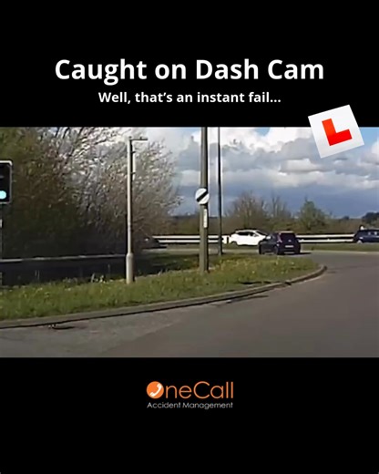 🚫 Instant Fail – Caught on Dash Cam 🎥 A learner driver narrowly avoided a collision after pulling out without stopping – luckily, no crash this time. 🙌 At One Call Accident Management, we understand that accidents can happen in an instant, and learning to drive can be confusing and challenging. 🚗 🛞 That’s why we offer a comprehensive range of dual-control replacement vehicles, ensuring instructors and learners can stay safely on the road if the unexpected occurs. ✅ Drive safe, be alert, but
