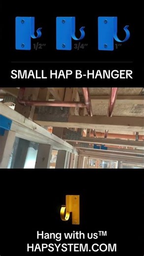 HAP B-Hanger is a solution for many pipe distribution applications. #holdandprotect