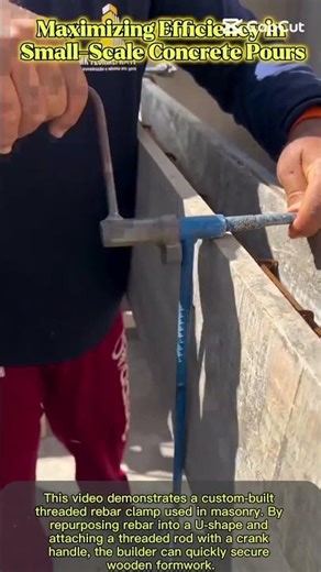 Economic Benefits of Using Reusable Clamps in Concrete Masonry 👍