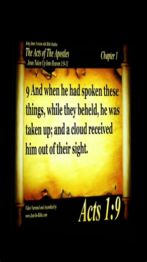 Acts 1:9 | Number 97 Most Popular Bible Verse