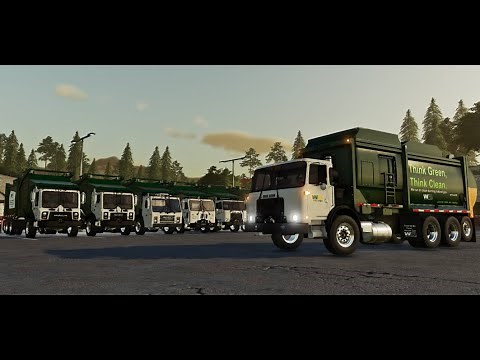 WASTE MANAGEMENT OF GOLDCREST VALLEY - FIRST LAUNCH FS19 + ACX FRONT LOADER