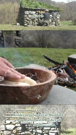 Part 2 ｜ Wilderness Survival： Building a Log Cabin with Bushcraft Ski... | Martin Green