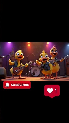 Five Little Ducks 🖤 Go Punk! | Mohawk Rock Concert with Mama Duck 🎸🦆