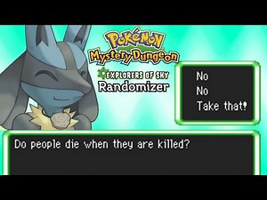 Pokémon Mystery Dungeon: Explorers of Sky Randomizer Part 1- Starting Our Adventure