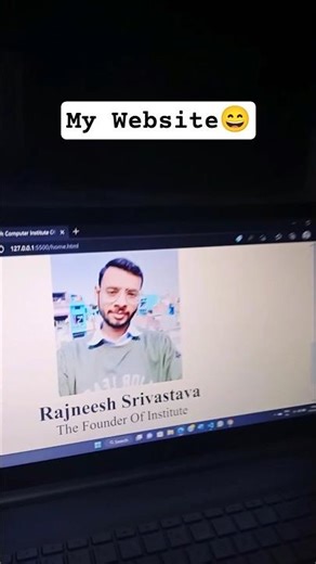 Personal Website Project (Trying to have my own website ☺️) #rajneesh