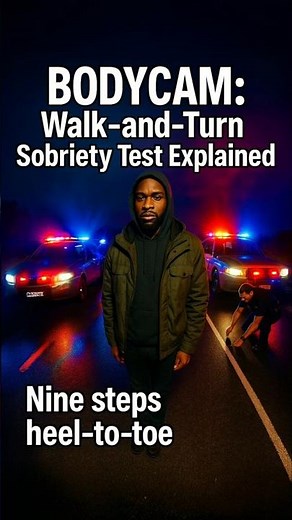 BODYCAM: Walk-and-Turn Sobriety Test Explained