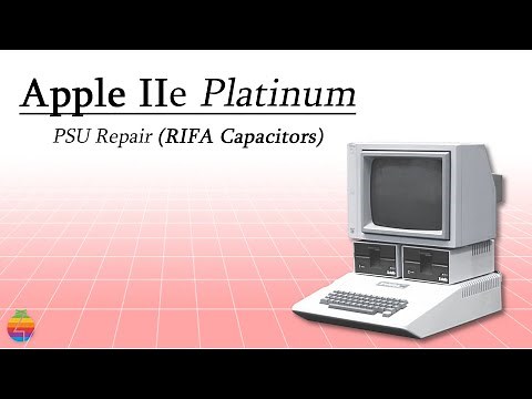 Apple IIe Platinum: Power Supply Repair (RIFA Capacitors)