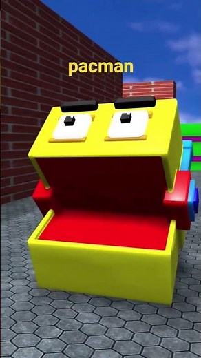 pacman robot eats #pacman3d