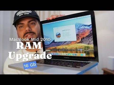 MacBook Pro 13" Mid 2010 Upgrade RAM to 16 Gb