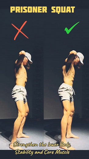 2.8K views | Prisoner Squat: How to Do and Benefits ❗...