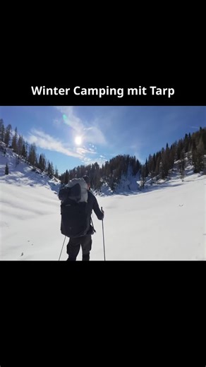 Winter Camping mit Tarp #01