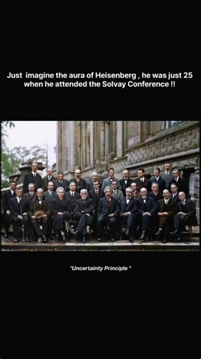 Quantum Physics || Astrophysics & Space on Instagram: "Surrounded by Einstein, Bohr, and Curie and dropped the Uncertainty Principle like it was nothing. That’s not confidence, that’s quantum cold. ❄️⚛️ His Uncertainty Principle flipped everything we knew: no longer could we measure a particle’s position and momentum with full precision. That idea wasn’t just bold — it broke classical physics and opened the door to quantum mechanics as we know it. Years later, he was awarded the Nobel Prize — bu