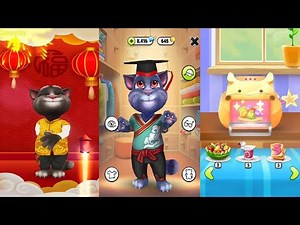 My Talking Tom New Update 2021 - Chinese Version- Android iOS Gameplay HD