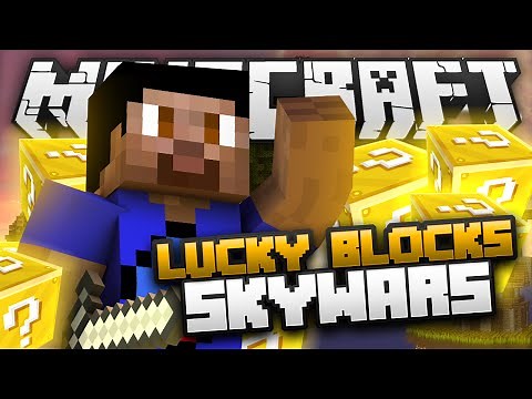 Minecraft LUCKY BLOCK SKY WARS #1 with Vikkstar & Kenny