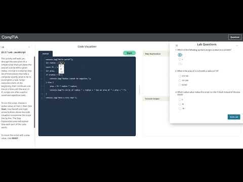 CompTIA A+ 22.3.7: JavaScript (Silent Walk Through)