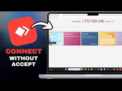 How to Connect to Anydesk Without Accept in SECONDS!