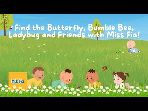 Can You Find the Butterfly? 🦋 Miss Fia's Bug Hunt for Toddlers