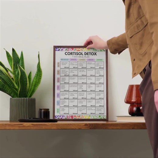 Cortisol Detox 7-day Meal Plan, Reduce Cortisol Diet, Hormone Balance Guide, Adrenal Fatigue Support, Printable Healthy Eating Plan - Etsy