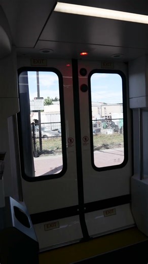 Caltrain EMU Doors closing