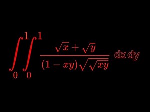 Monster Double Integral of sqrt(x)+sqrt(y)/(1-xy)*sqrt(sqrt(xy)) dxdy from 0 to 1