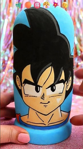 ASMR UNBOXING Dragon Ball Z Nesting Dolls Review❤️#shorts #asmr #dragonballz #trending #viral #fyp