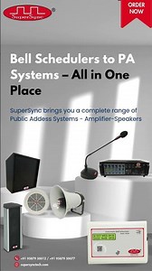 Top Public Address (PA) System with Automatic Bell Timer WB-06 for Schools