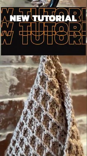 HOW TO CROCHET : The Waffle Stitch