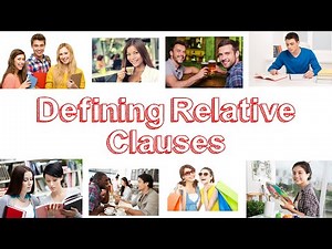 Defining Relative Clauses (Subject) - Learn English